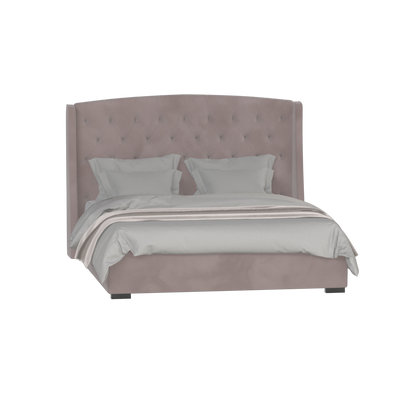 Sophia Upholstered Bed with Buttoned Headboard