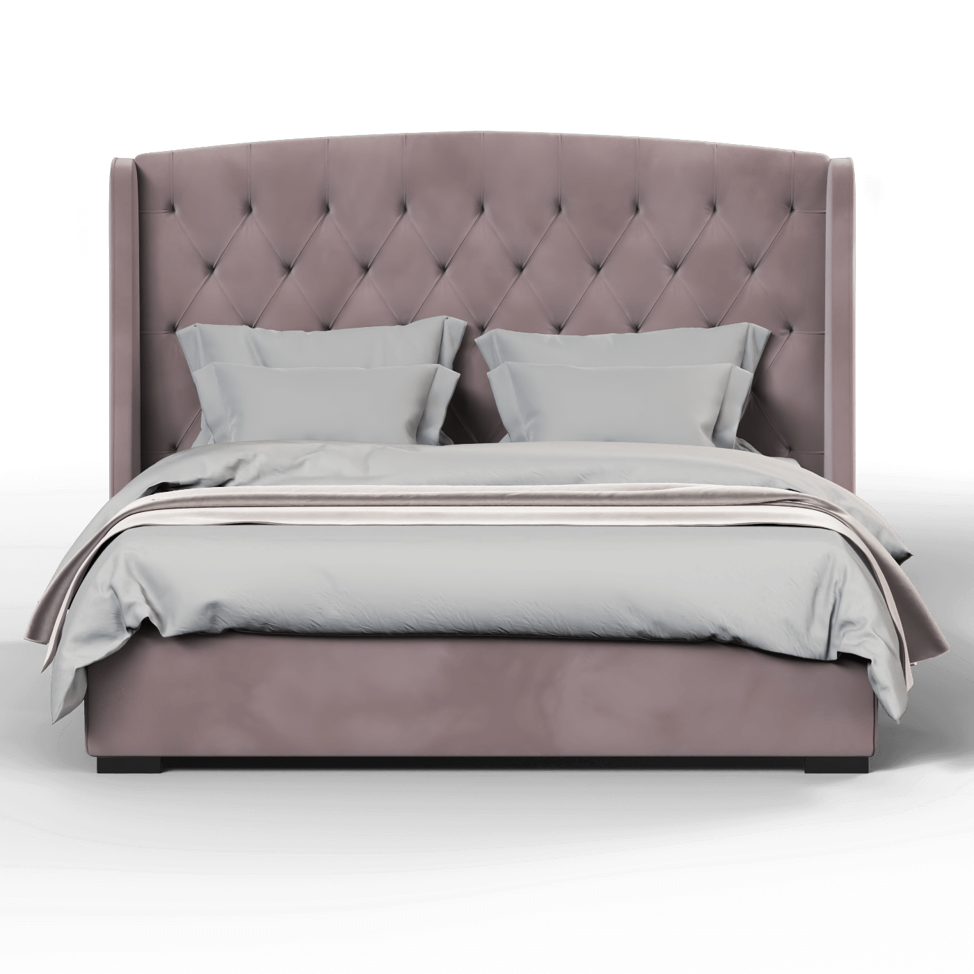Sophia Upholstered Bed with Buttoned Headboard