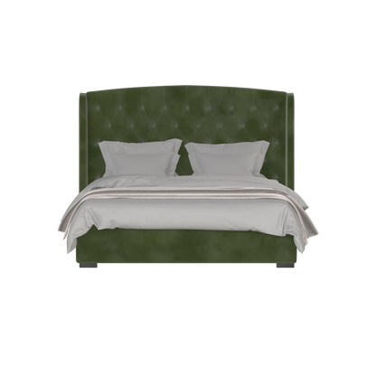 Sophia Upholstered Bed with Buttoned Headboard