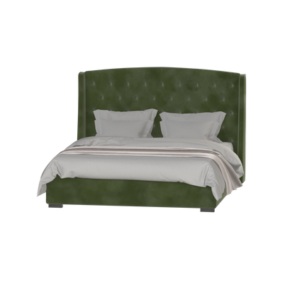 Sophia Upholstered Bed with Buttoned Headboard