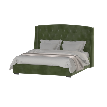 Sophia Upholstered Bed with Buttoned Headboard
