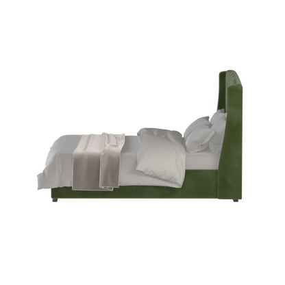 Sophia Upholstered Bed with Buttoned Headboard