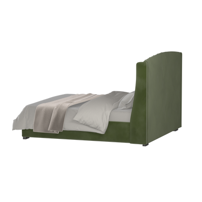 Sophia Upholstered Bed with Buttoned Headboard