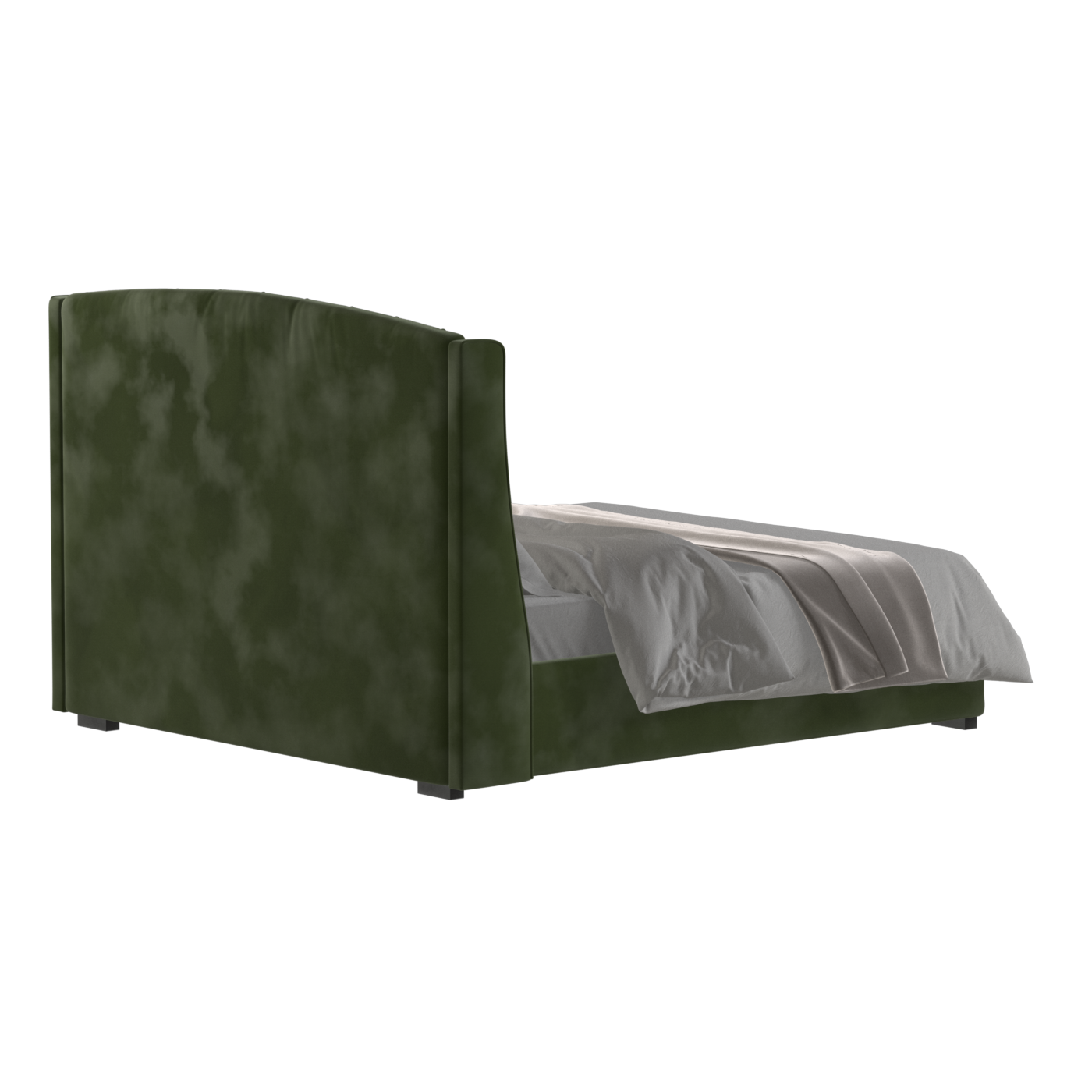 Sophia Upholstered Bed with Buttoned Headboard