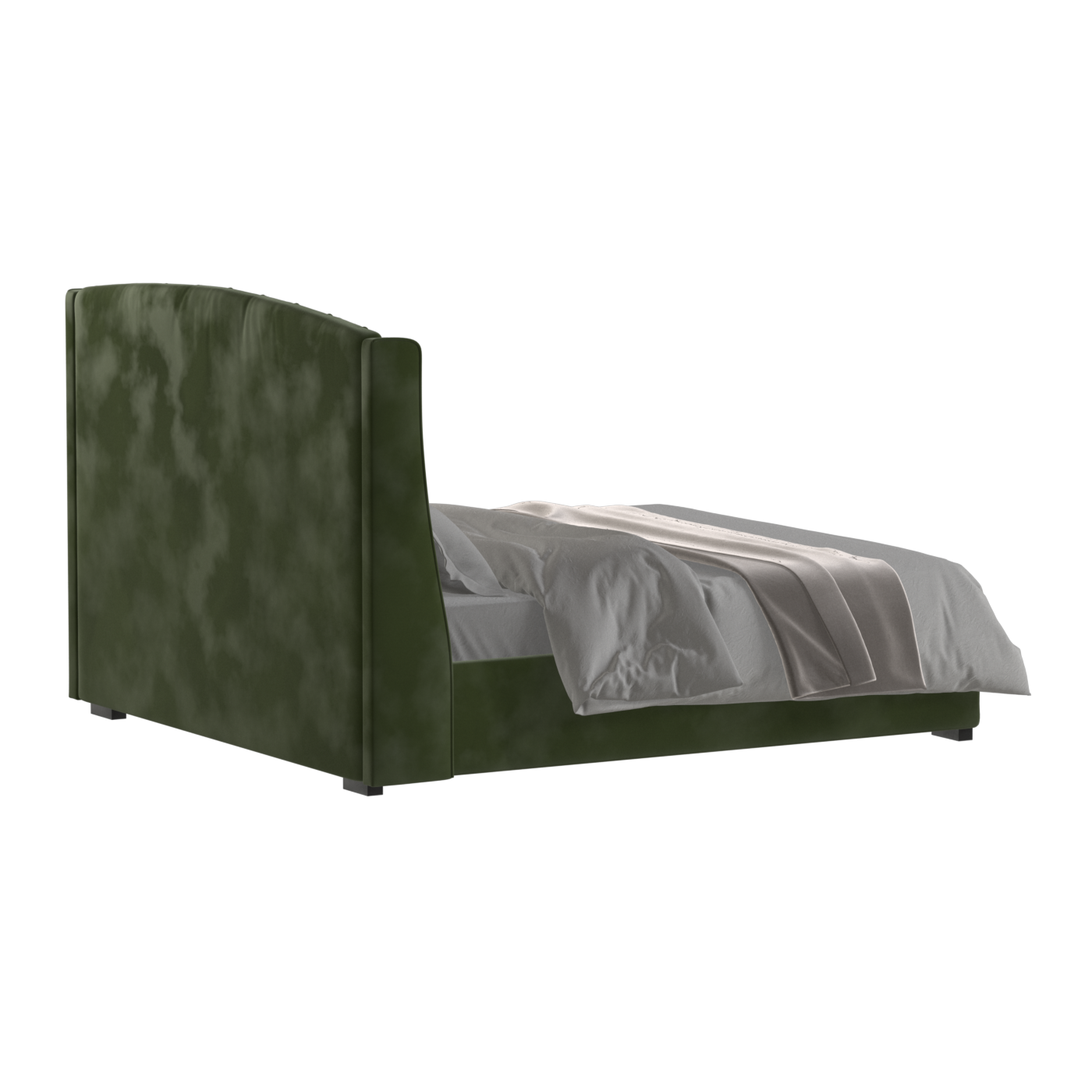 Sophia Upholstered Bed with Buttoned Headboard