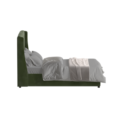 Sophia Upholstered Bed with Buttoned Headboard