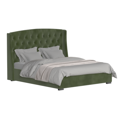 Sophia Upholstered Bed with Buttoned Headboard