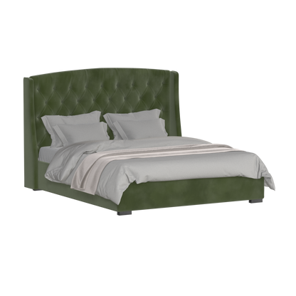 Sophia Upholstered Bed with Buttoned Headboard