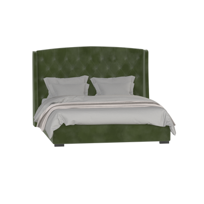 Sophia Upholstered Bed with Buttoned Headboard