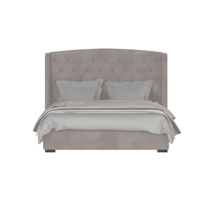 Sophia Upholstered Bed with Buttoned Headboard