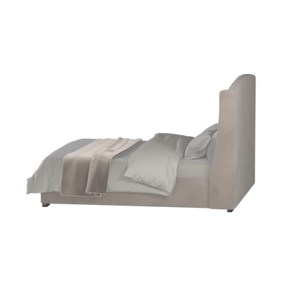 Sophia Upholstered Bed with Buttoned Headboard