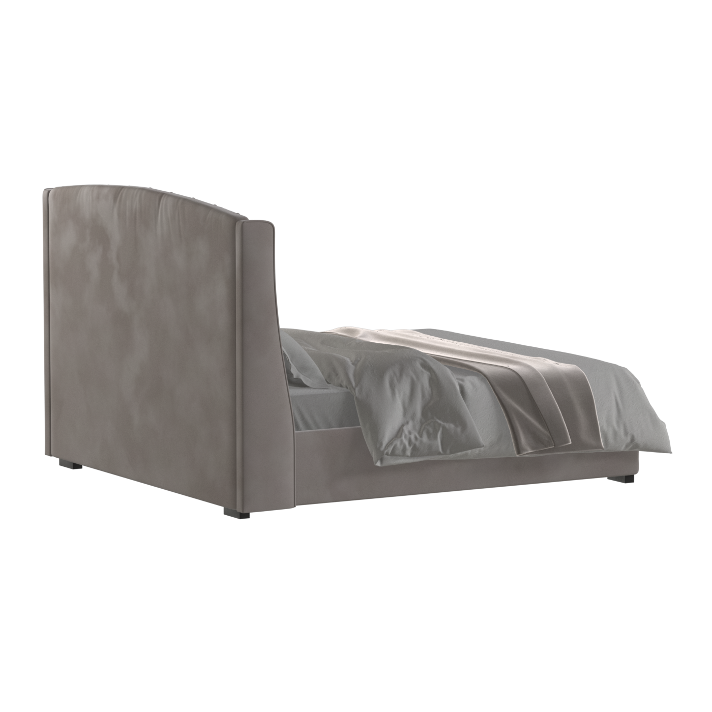Sophia Upholstered Bed with Buttoned Headboard