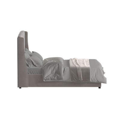 Sophia Upholstered Bed with Buttoned Headboard