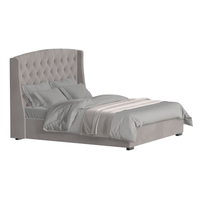 Sophia Upholstered Bed with Buttoned Headboard