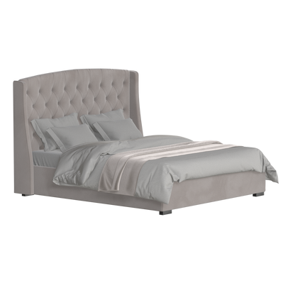 Sophia Upholstered Bed with Buttoned Headboard