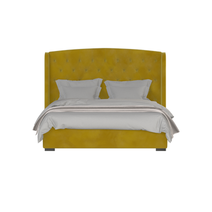 Sophia Upholstered Bed with Buttoned Headboard