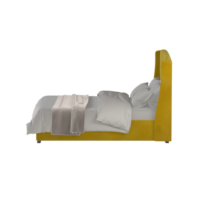 Sophia Upholstered Bed with Buttoned Headboard