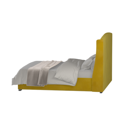 Sophia Upholstered Bed with Buttoned Headboard