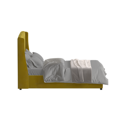 Sophia Upholstered Bed with Buttoned Headboard
