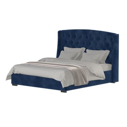 Sophia Upholstered Bed with Buttoned Headboard
