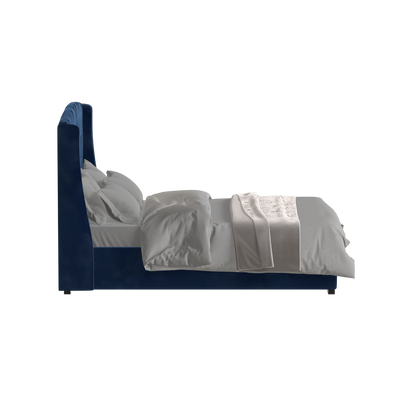 Sophia Upholstered Bed with Buttoned Headboard