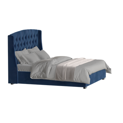 Sophia Upholstered Bed with Buttoned Headboard