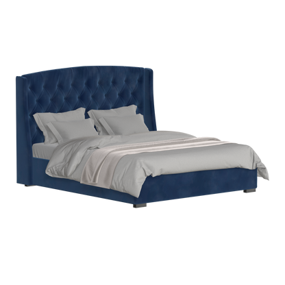 Sophia Upholstered Bed with Buttoned Headboard