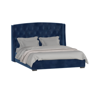 Sophia Upholstered Bed with Buttoned Headboard