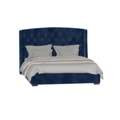 Sophia Upholstered Bed with Buttoned Headboard