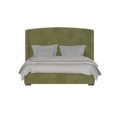 Sophia Upholstered Bed with Buttoned Headboard