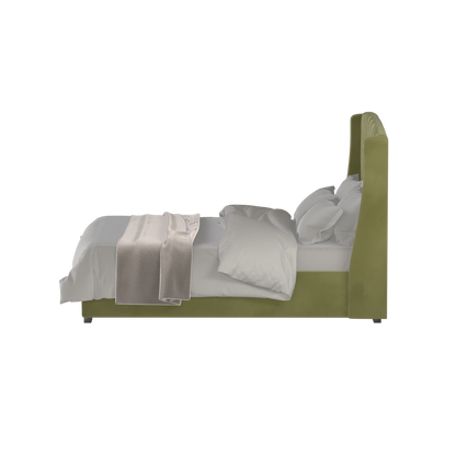 Sophia Upholstered Bed with Buttoned Headboard