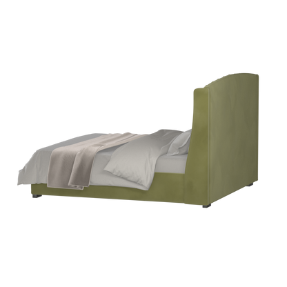 Sophia Upholstered Bed with Buttoned Headboard