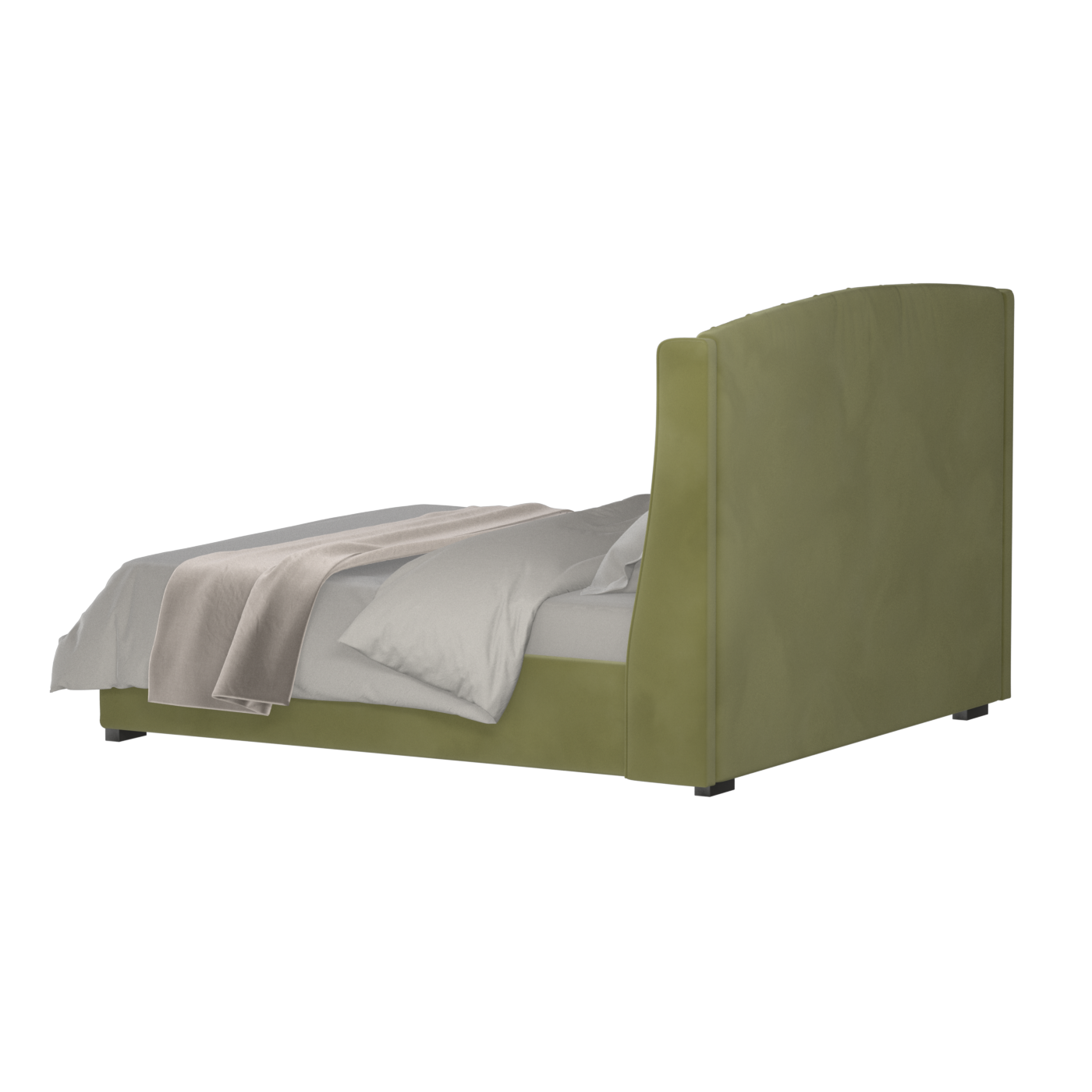Sophia Upholstered Bed with Buttoned Headboard