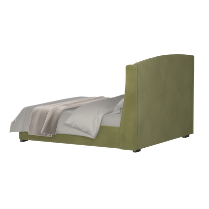 Sophia Upholstered Bed with Buttoned Headboard