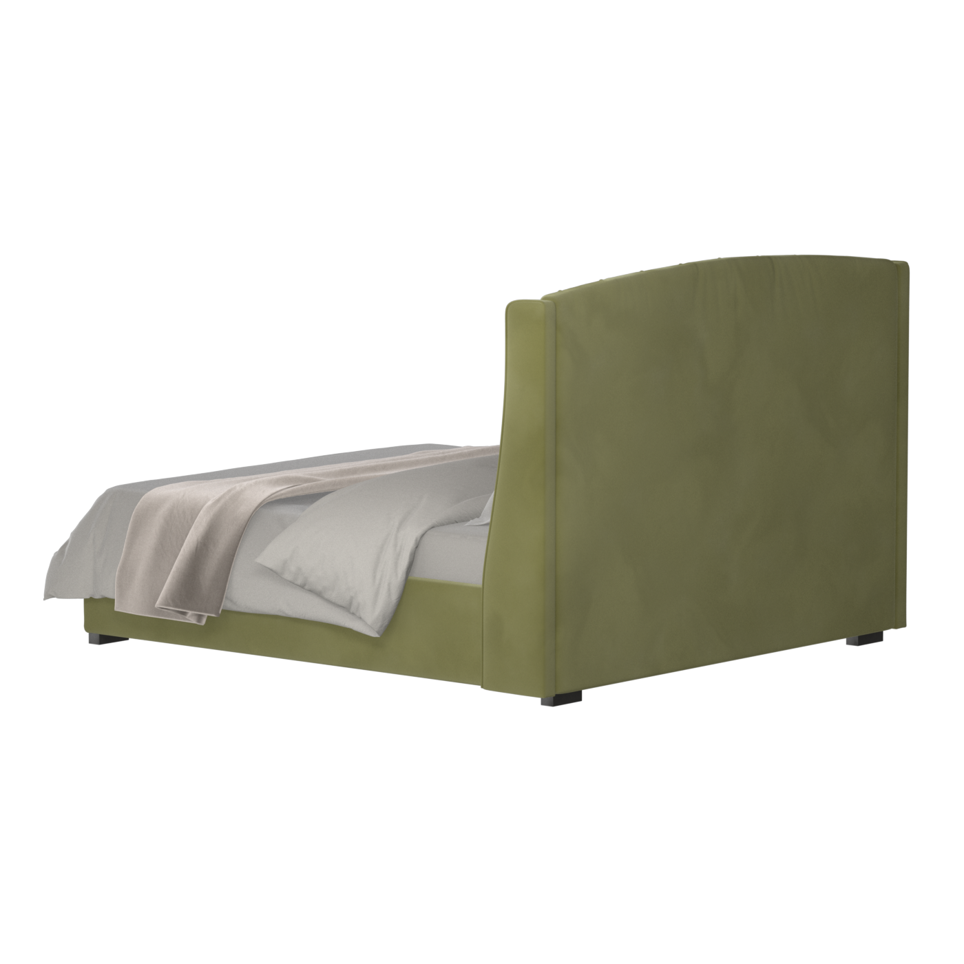 Sophia Upholstered Bed with Buttoned Headboard