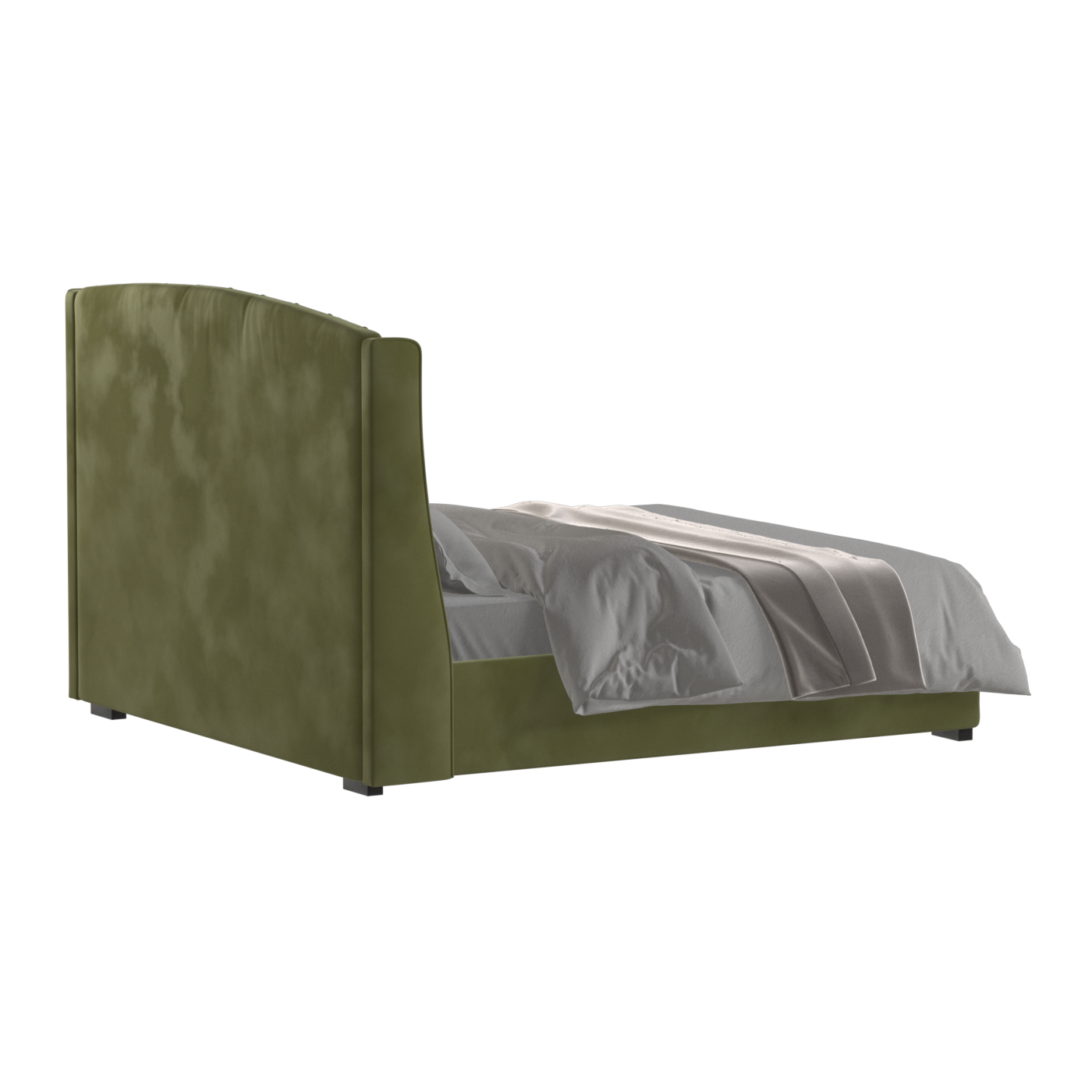 Sophia Upholstered Bed with Buttoned Headboard