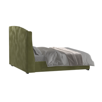 Sophia Upholstered Bed with Buttoned Headboard
