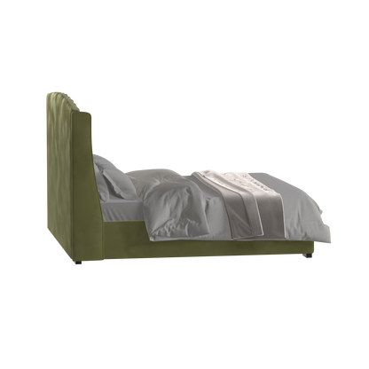 Sophia Upholstered Bed with Buttoned Headboard