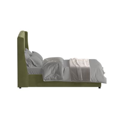 Sophia Upholstered Bed with Buttoned Headboard