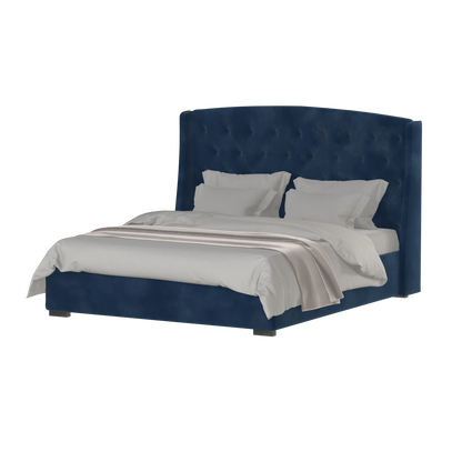 Sophia Upholstered Bed with Buttoned Headboard