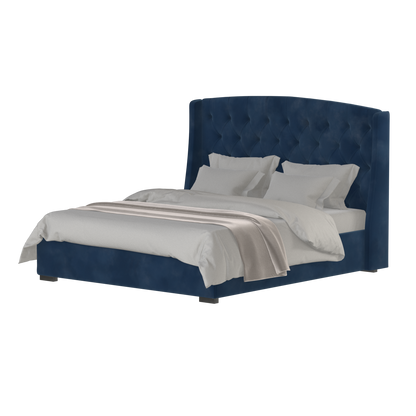 Sophia Upholstered Bed with Buttoned Headboard
