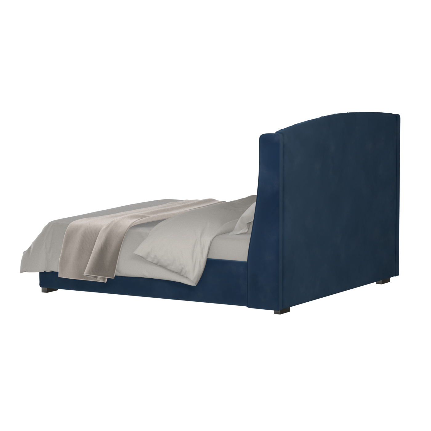 Sophia Upholstered Bed with Buttoned Headboard