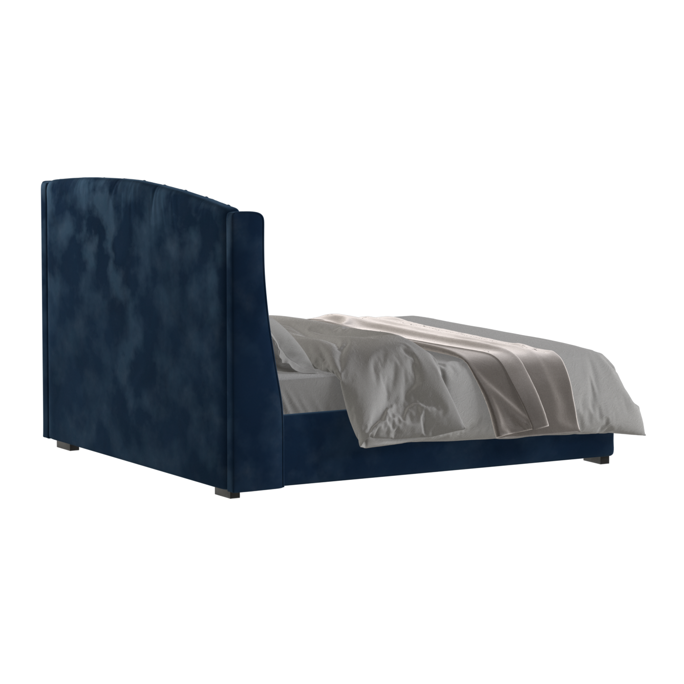 Sophia Upholstered Bed with Buttoned Headboard