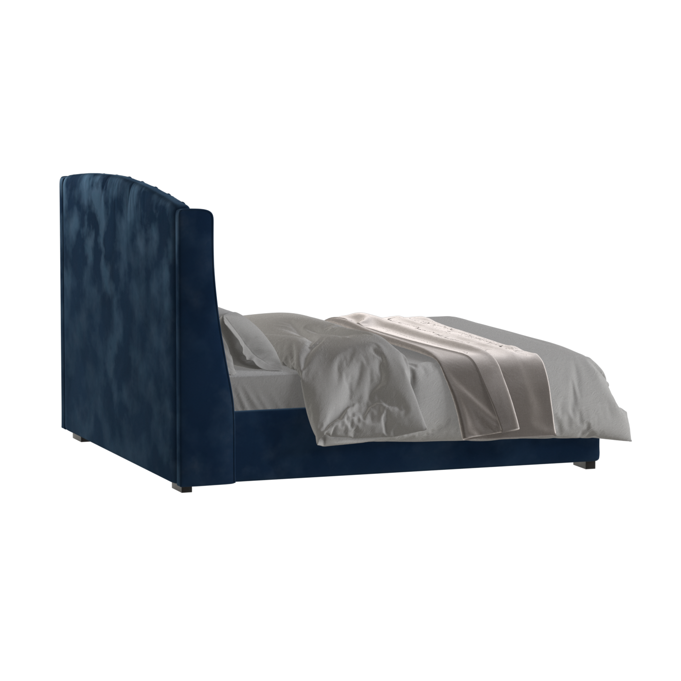 Sophia Upholstered Bed with Buttoned Headboard