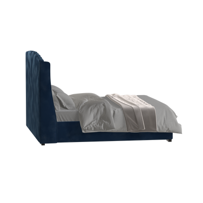 Sophia Upholstered Bed with Buttoned Headboard