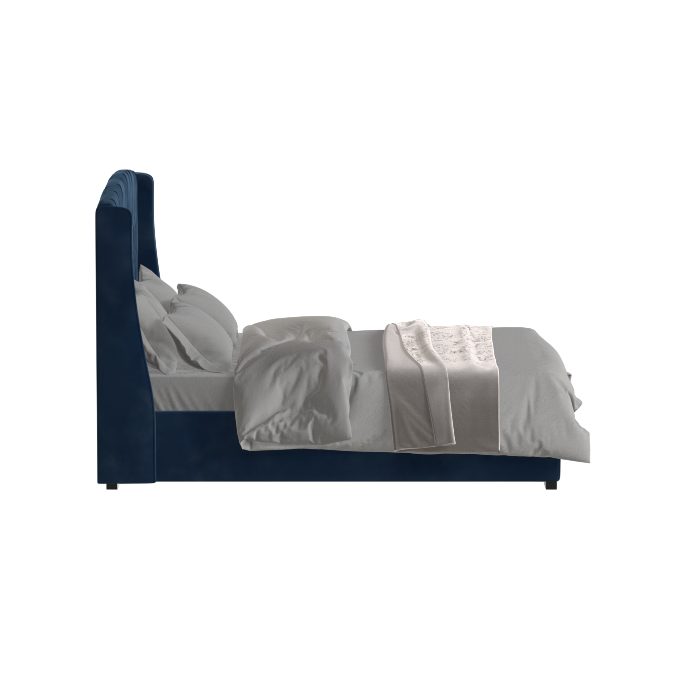 Sophia Upholstered Bed with Buttoned Headboard