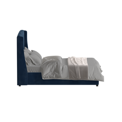 Sophia Upholstered Bed with Buttoned Headboard