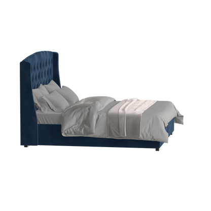 Sophia Upholstered Bed with Buttoned Headboard
