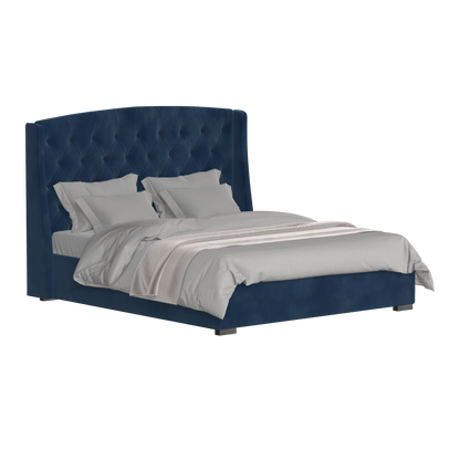 Sophia Upholstered Bed with Buttoned Headboard