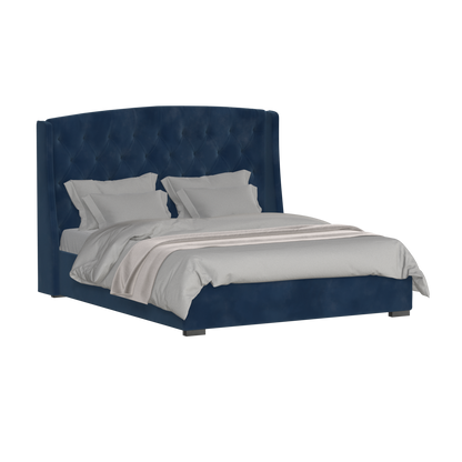 Sophia Upholstered Bed with Buttoned Headboard